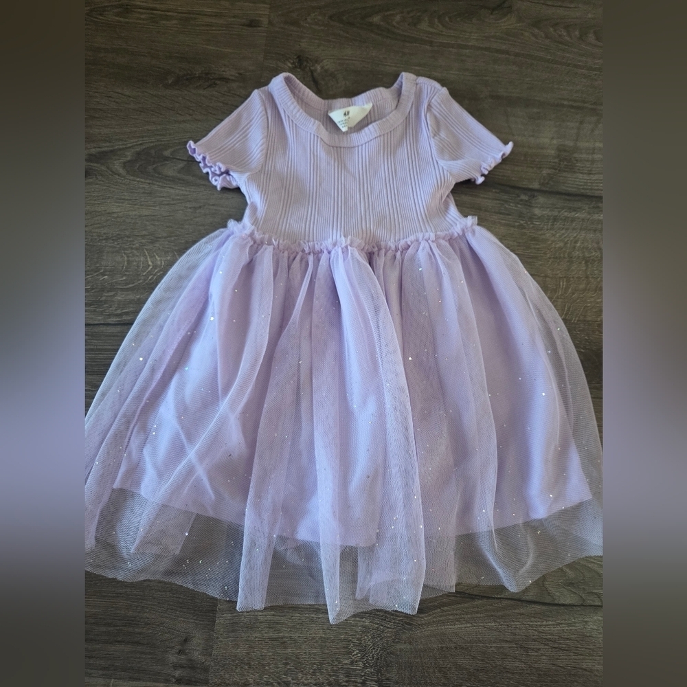 H&M Lilac Girls Dress Size 2t - NEW
